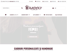Tablet Screenshot of kadoly.ro
